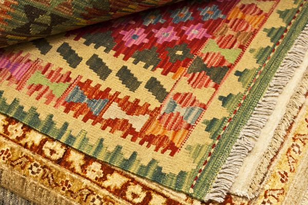 alfombra kilim en zarautz